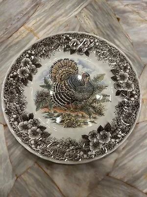 Queens Myott Factory Churchill Thanksgiving Turkey Dinner Plate • $29.99