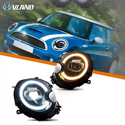 LED DRL Headlights Direct Fit For 07-15 Mini Cooper R56 R57 R58 R59 Sequential • $328
