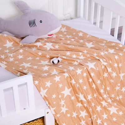 3-Layer Muslin Cotton Toddler Blanket Soft Breathable Crib Blanket 30  X 40  • $18.99