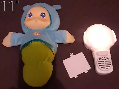 Vintage Musical LULLABY GLOWORM Glow Worm Plush Light Up Toy Playskool Hasbro • $19.49