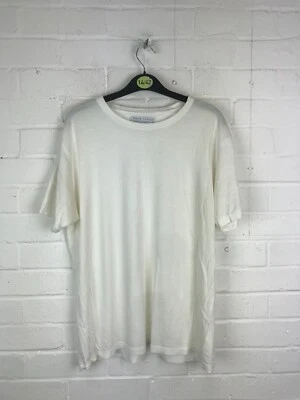 £6.64 • Buy Paul James Mens White Short Sleeve Round Neck T-Shirt Size M #JG