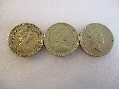 1983 1984 One Pound Queen Elizabeth Ii Rare Coin Upside Down+1996 Celtic Cross • £2326.91