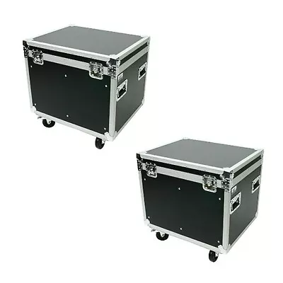 2 ATA Road Case Utility Case Trunk 30 Inch Caster Wheels - Rubber Lined • $1841.98