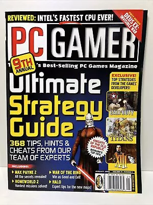 PC Gamer Magazine Jan. 2004 Vol 11 No 1. ****NO CD-ROM*** • $1