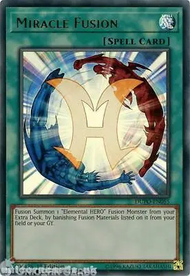 DUPO-EN055 Miracle Fusion Ultra Rare 1st Edition Mint YuGiOh Card • £1.38