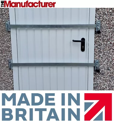 £55.35 • Buy Lockable Steel Security Bar For Shed Warehouse Garage Door Secure Safe