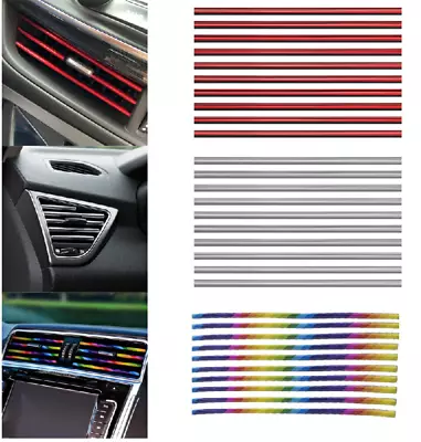 £3.59 • Buy 10x Car Air Conditioner Outlet Vent Grille Decor U Shape Molding Trim Strip UK