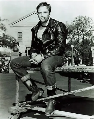 Marlon Brando Photo Movie 8x10 The Wild One   *P127b • $14.50