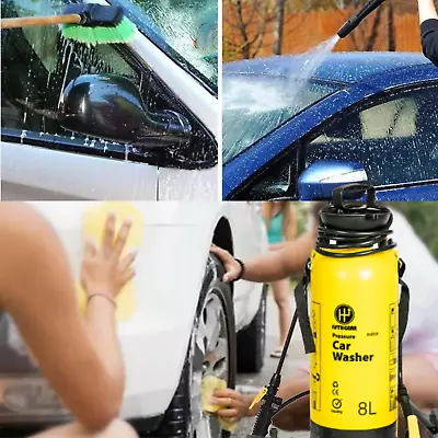 High Pressure Water Spray Car Wash Pressure Sprayer Knapsack Garden Car Washer • £17.99