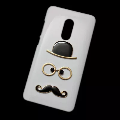 3D Cute Hat Eye Mustache Back Hard Phone Case Cover For Xiaomi Redmi Note 4X • $9.24