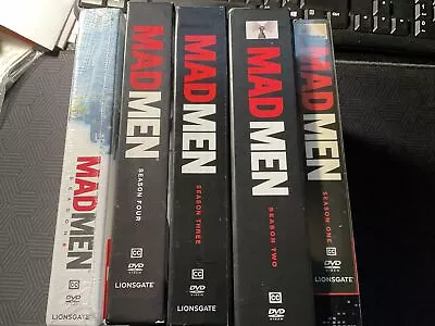 MadMen DVD Series Lot Of 5 Season 1-4 And 6 Mad Men DVD Lot • $19.99