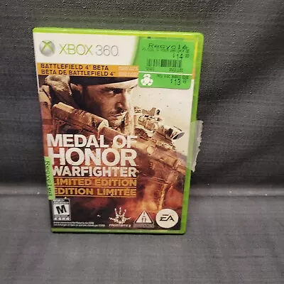 Medal Of Honor: Warfighter Limited Edition (Microsoft Xbox 360 2012) Video Game • $6.50