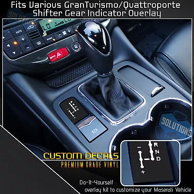 For Maserati Granturismo Quattroporte Shifter Gear Position Indicator Flat Matte • $18.20