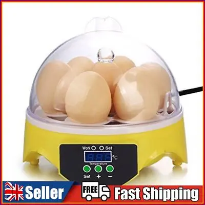 7 Egg Incubator Poultry Incubator Brooder Digital Temperature Control (US) • £24.19