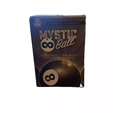 Magic Mystic 8 Ball Silver Decision Making Fortune Telling Fun Toy Game For All • £2