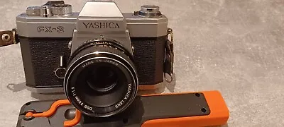 Yashica FX-2  Film Camera Body With Yashica ML 50mm F1.9 Lens • £40