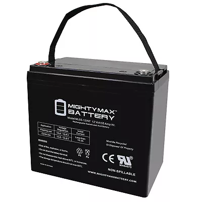 Mighty Max 12V 55AH INT Replacement Battery For Electric Scooter Continental • $119.99