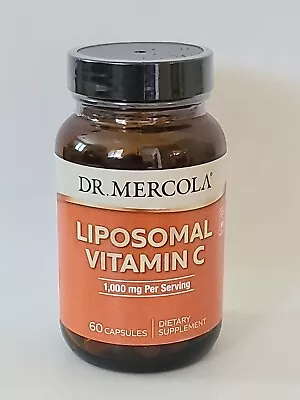 Dr. Mercola • LIPOSOMAL  VITAMIN C 1000 Mg / Servings  60 CAPSULES • EXP : 04/25 • $21.95