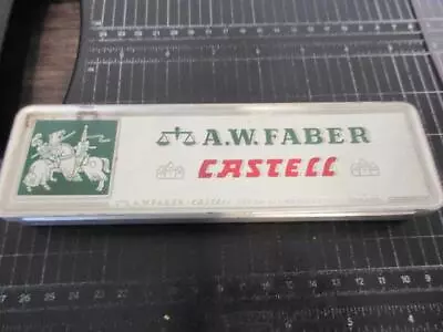 Vintage 1930s A.W. FABER CASTELL Empty Tin With Lead Paper Insert • $12.99