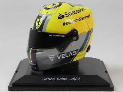 Spark Helmet Carlos Sainz Jr F1 Ferrari Monza Italy Gp 2022 1/5 • $55.41