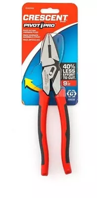 Crescent CCA20509 Pivot Pro Pliers 8 In. Linesman Wire Cutter Serrated Jaw Grip • $17