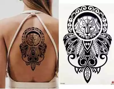 Fake Temporary Tattoos DIY Realistic Body Art Tribal Maori • £2.89
