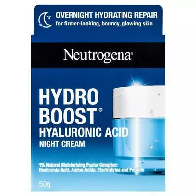 Neutrogena Hydro Boost Hyaluronic Acid Night Cream 50g • $43.14