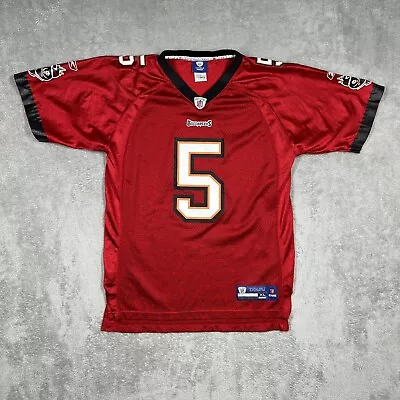 Josh Freeman #5 NFL Tampa Bay Buccaneers Reebok Home Jersey Youth XL 18/20 EUC • $20.88