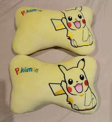 Pikachu Pair Car Seat Headrest Head Rest Cushion • $26