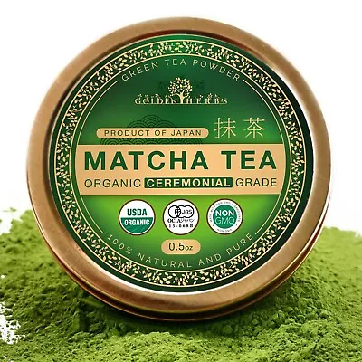 Golden Herb Japanese Organic Ceremonial [Grade 1] Matcha Green Tea Powder • $14.95