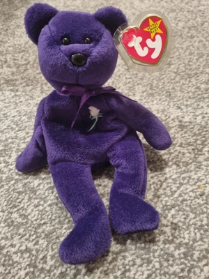 £20 • Buy Ty PRINCESS DIANA BEANIE BABY 1997 1ST EDITION MADE IN INDONESIA P.E VERY RARE