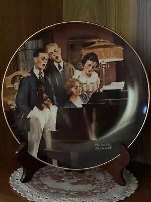 “Close Harmony” Norman Rockwell Light Campaign Series Plate #5 Edwin Knowles • $1.99