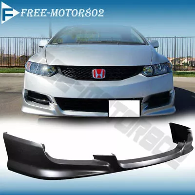 Fits 09-11 HONDA CIVIC COUPE PU FRONT BUMPER LIP SPOILER BODYKIT HFP STYLE • $104.99