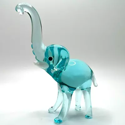 New!! Murano Glass Handcrafted Unique Size 2 Lovely Elephant Figurine Glass Art • $29.90