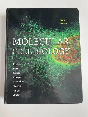 MOLECULAR CELL BIOLOGY 8TH.ED. HARDCOVER; LODISH - Hardcover Lodish • $34.99