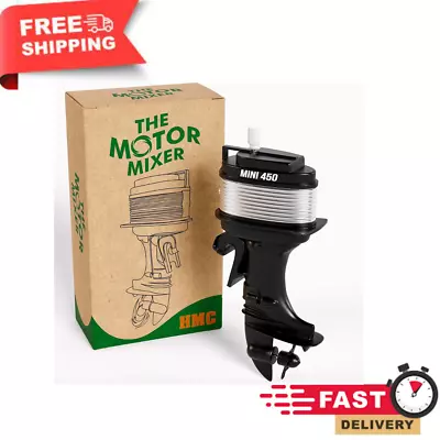 The Motor Mixer By HMC - Novelty Boat Motor Coffee Mixer Wind-Up Outboard Mini B • $19.99