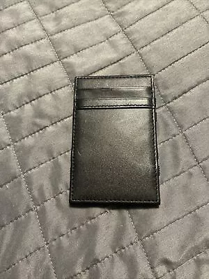 J.CREW Men's BlackLeather Magic Wallet Brand NWOT • $17.99