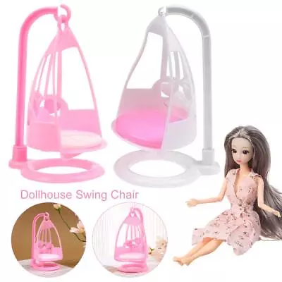 Swing Chair Doll Miniature Furniture Princess Accessories Doll House Decoration • $5.47