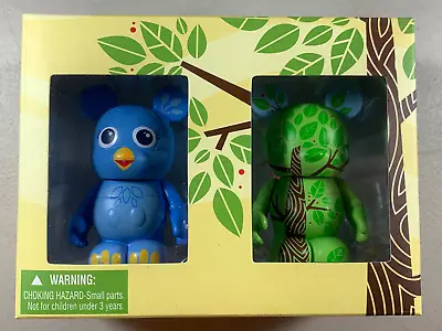 Disney Urban Vinyl Vinylmation + Jr W/ Pin Bird And Tree 4 Figures Lisa Badeen • $34.95