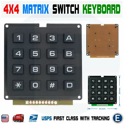 4x4 Matrix Array 16 Keys Switch Keypad Keyboard Module For MCU Arduino 4*4 USA • $4.40