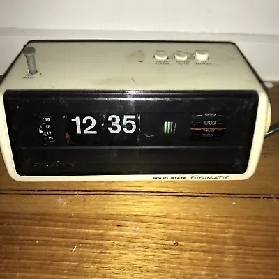 Vintage Sony Alarm Clock Radio Solid State Digimatic Flip Clock • $60