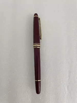 Montblanc Meisterstuck 144 Classique Pen 14K Nib Burgundy Color (Discontinued) • $265
