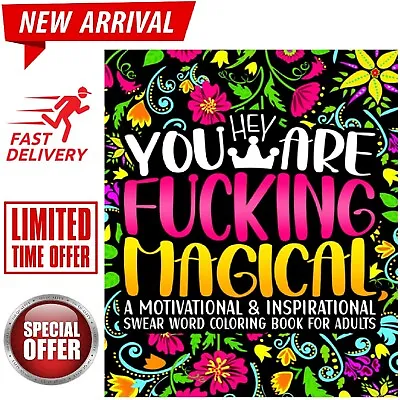 Adult Colouring Books Swear Word Release Your Anxiety Paperback Funny Gift UK • £6.89