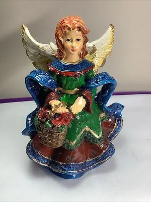 NWT Greenbrier International K's Collection Angel W/Flower Basket Figurine   250 • $9.99