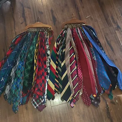 62 Beautiful Vintage Neck Ties. Famous Brands Wool Silk. One Lot. • $9.95