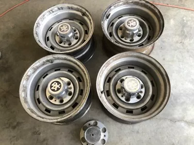 15x8 Chevy 4wd Truck Rally OEM Rims Steel Wheels 4x4 6 Lug C10 K5 Blazer • $999