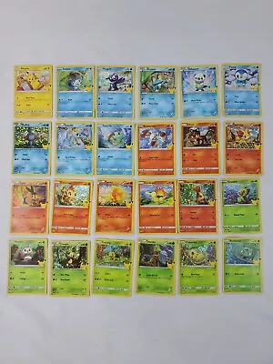 $84.99 • Buy McDonald’s Pokemon 25th Anniversary Set Complete HOLO 25/25 Card Set