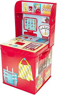 Fun2Give Pop-It-Up Market Stall / Play Shop Storage Pre School Activity Toy • £16.52