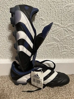 BNWT RARE NEW Adidas 1998 UK 8 Predator Accelerator Football Boots Blue Beckham • £264.99