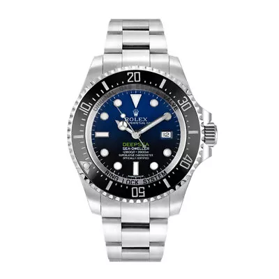 Rolex Sea-Dweller Watch 44mm Blue Black/Blue Dial Stainless Steel 126660 • $15062.50